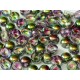 Cabochon Doppio Foro 6 mm Crystal Magic Orchid - 10 pz