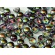 Cabochon Doppio Foro 6 mm Crystal Magic Purple - 10 pz