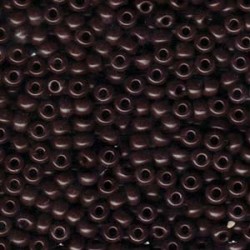 Rocailles Miyuki 8/0 Opaque Chocolate - 10 g - cod. 0409