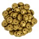 Perline Lentil 6 mm Matte Metallic Goldenrod - 50 Pz