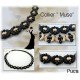 IOS® par Puca® 5,5X2,5 mm Opaque Mix Amethyst Gold Ceramic Look - 10 g