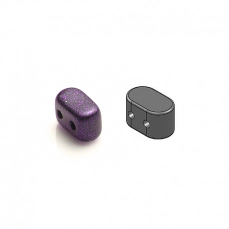IOS® par Puca® 5,5X2,5 mm Metallic Mat Dark Violet - 10 g