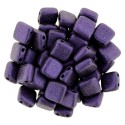 Perline Tile 6 mm Metallic Suede Purple - 40 Pz