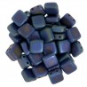 Perline Tile 6 mm Matte Iris Blue - 40 Pz