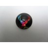 Cabochon Tondo in Vetro diametro 25 mm Soggetto Natalizio - 1 pz