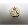 Cabochon Tondo in Vetro diametro 25 mm Soggetto Natalizio - 1 pz