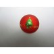 Cabochon Tondo in Vetro diametro 25 mm Soggetto Natalizio - 1 pz