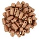 Perline Bricks 3x6 mm Matte Metallic Copper - 50 Pz