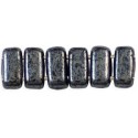 Perline Bricks 3x6 mm Hematite - 50 Pz