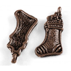 Pendente Calza 22x11 mm, Color Rame - 5 pz