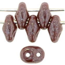 Superduo 2,5x5 mm Luster Opaque Chocolate - 10 g