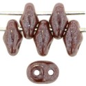 Superduo 2,5x5 mm Luster Opaque Chocolate - 10 g