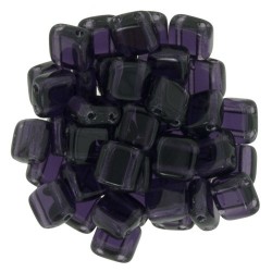 Perline Tile 6 mm Tanzanite- 40 Pz