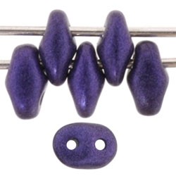 Superduo 2,5x5 mm Metallic Suede Purple - 10 g