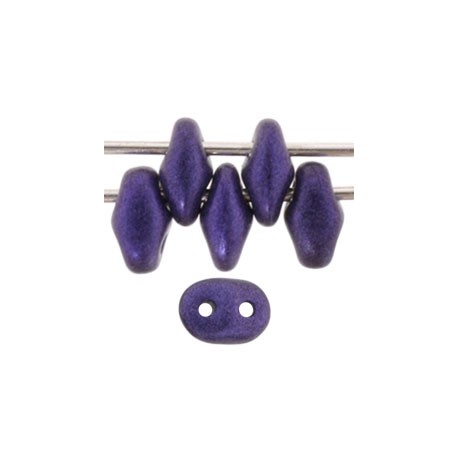 Superduo 2,5x5 mm Metallic Suede Purple - 10 g