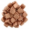 Perline Tile 6 mm Matte Metallic Copper - 40 Pz