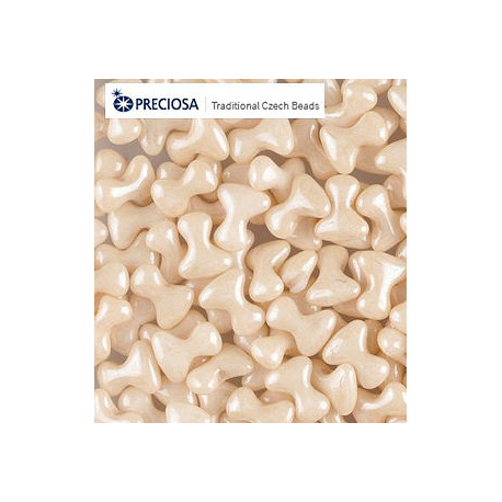 Tee Beads 2x8 mm Luster Champagne - 40 pz