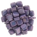 Perline Tile 6 mm Luster Metallic Light Amethyst - 40 Pz