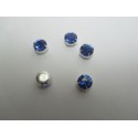 Chatons incastonati ss34 (7,2-7,4mm) Sapphire - 5 pz