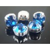 Chatons incastonati ss40 (8,4-8,8mm) Capri Blue - 5 pz