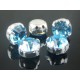 Chatons incastonati ss40 (8,4-8,8mm) Aqua Bohemica - 5 pz