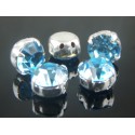 Chatons incastonati ss40 (8,4-8,8mm) Aqua Bohemica - 5 pz
