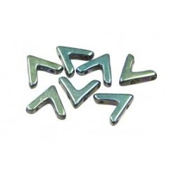 AVA® Bead 10x4 mm Silver Alluminium Mat - 10 Pz