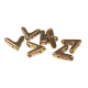 AVA® Bead 10x4 mm Jet Bronze - 10 Pz