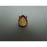 Castone chiuso per goccia 18x13 mm , Color Rame - 1 pz