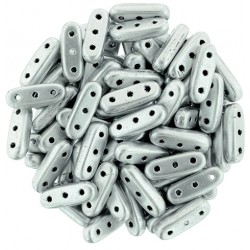 CzechMates Beam 3x 10mm Matte Metallic Alluminium Silver - 5 g