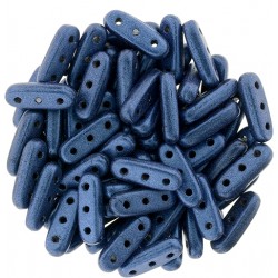 CzechMates Beam 3x 10mm Metallic Suede Blue - 5 g