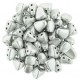 NIB-BIT 6 x 5 mm Matte Metallic Silver - 5 g