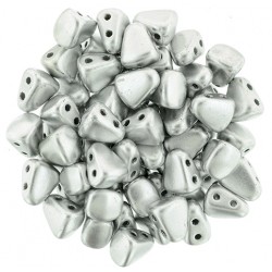 NIB-BIT 6 x 5 mm Matte Metallic Silver - 5 g