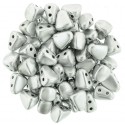 NIB-BIT 6 x 5 mm Matte Metallic Silver - 5 g