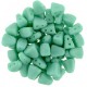 NIB-BIT 6 x 5 mm Opaque Turquoise - 5 g