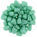 NIB-BIT 6 x 5 mm Opaque Turquoise Green - 5 g