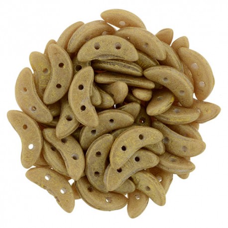 Perline Crescent 3x10 mm Pacifica Macadamia - 5 g