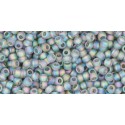 Rocailles Toho 11/0 Transparent Rainbow Frosted Gray - 10 g