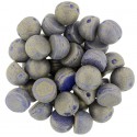 CzechMates Cabochon 2 Fori 7 mm Pacifica Elderberry- 10 pz