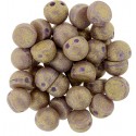 CzechMates Cabochon 2 Fori 7 mm Pacifica Fig - 10 pz