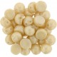 CzechMates Cabochon 2 Fori 7 mm Luster Opaque Champagne - 10 pz