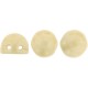 CzechMates Cabochon 2 Fori 7 mm Luster Opaque Champagne - 10 pz