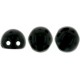 CzechMates Cabochon 2 Fori 7 mm Jet - 10 pz