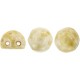CzechMates Cabochon 2 Fori 7 mm Luster Opaque Champagne - 10 pz