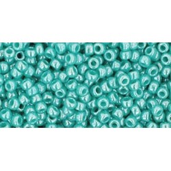 Toho Round 11/0 Opaque-Lustered Turquoise