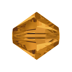 Swarovski Bicone 5301 3 mm Topaz - 50 pcs