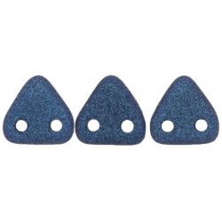 Perline Triangle 6 mm Metallic Suede Blue- 5 gr