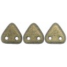 Perline Triangle 6 mm Metallic Suede Gold- 5 g