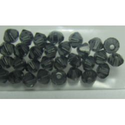 Swarovski Bicone 5301 3 mm Morion - 50 pcs