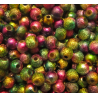 Perle Tonde Stardust in Acrilico 6 mm Multicolor - 100 pz